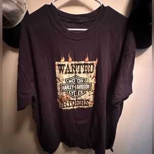 Vintage Black Amsterdam Harley Davidson Tee